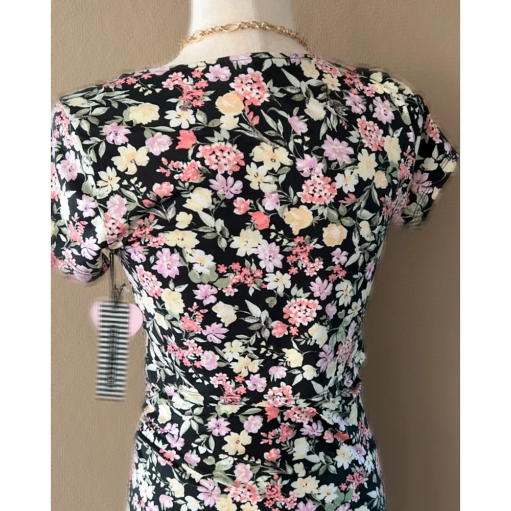 Floral print crop top and skirt set - Picture 8 of 10